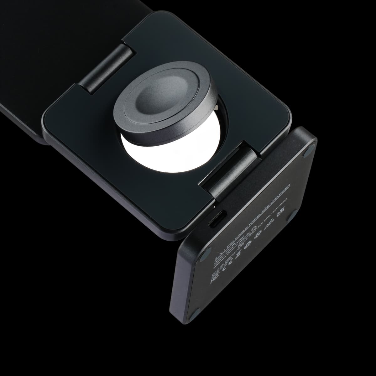 3 in 1 Foldable Wireless Charger (ZX-026) thumbnail 2
