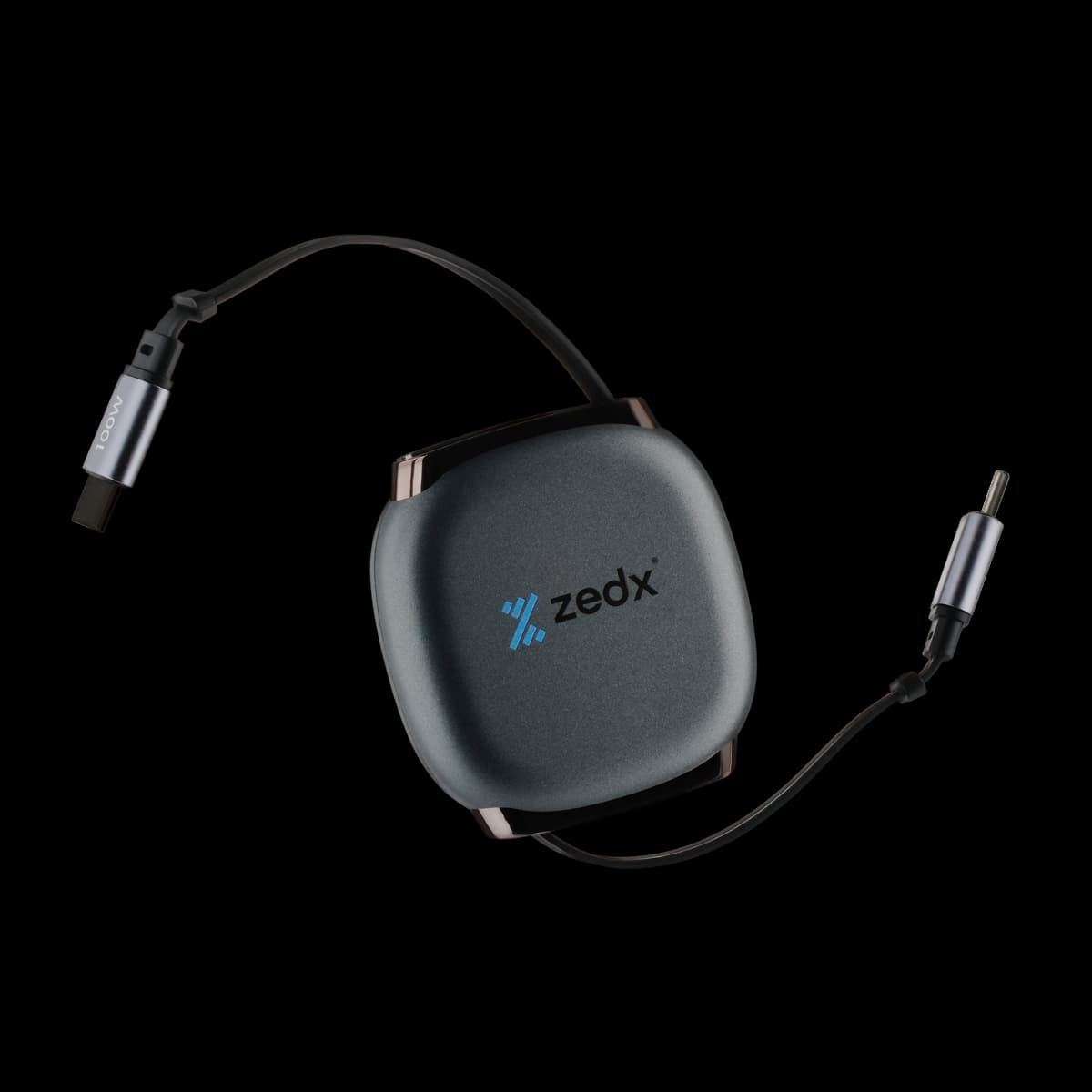 ZEDX RETRACTABLE CABLE 100 W (ZE-03) TYPE C product image