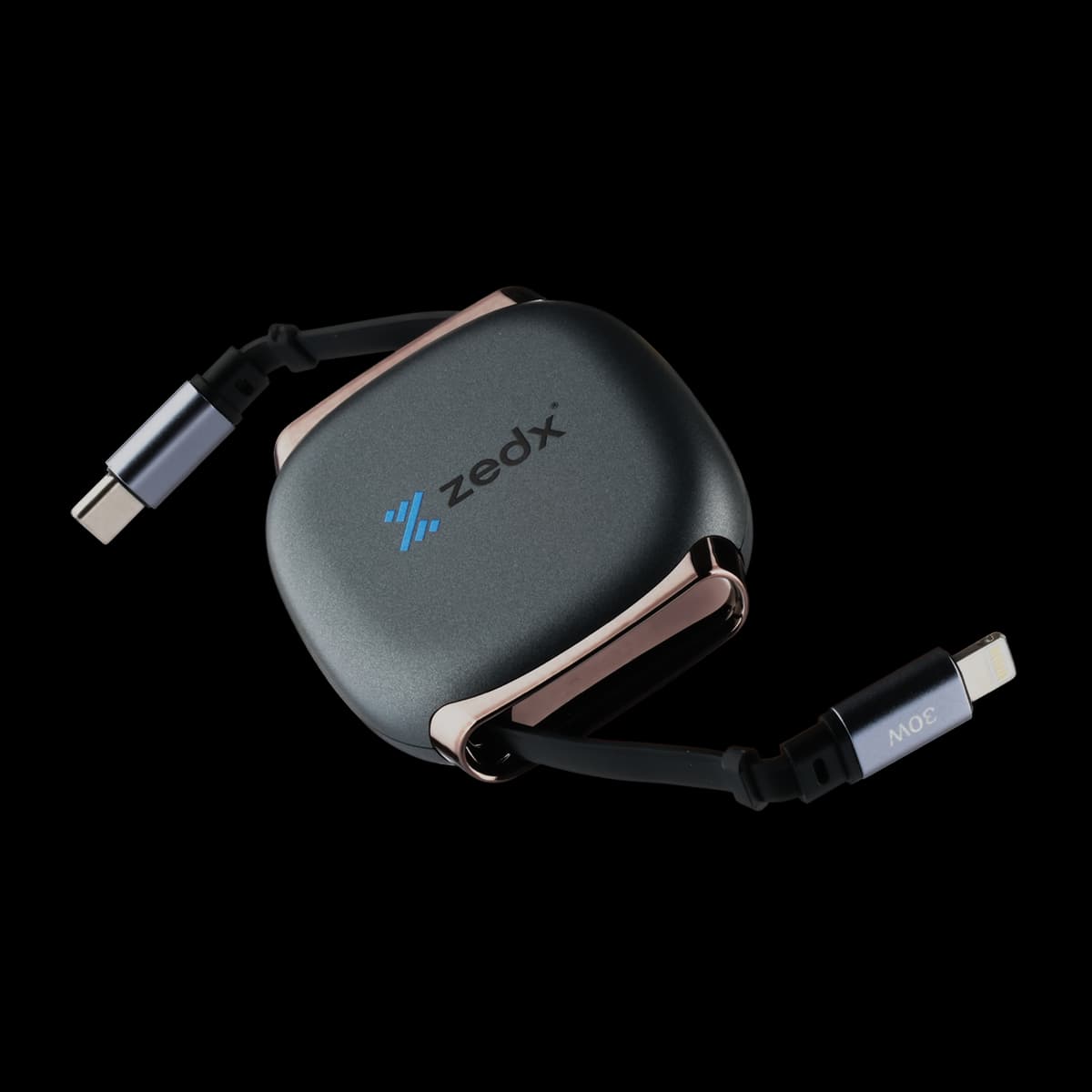 ZEDX RETRACTABLE CABLE 100 W (ZE-03) TYPE C thumbnail 4