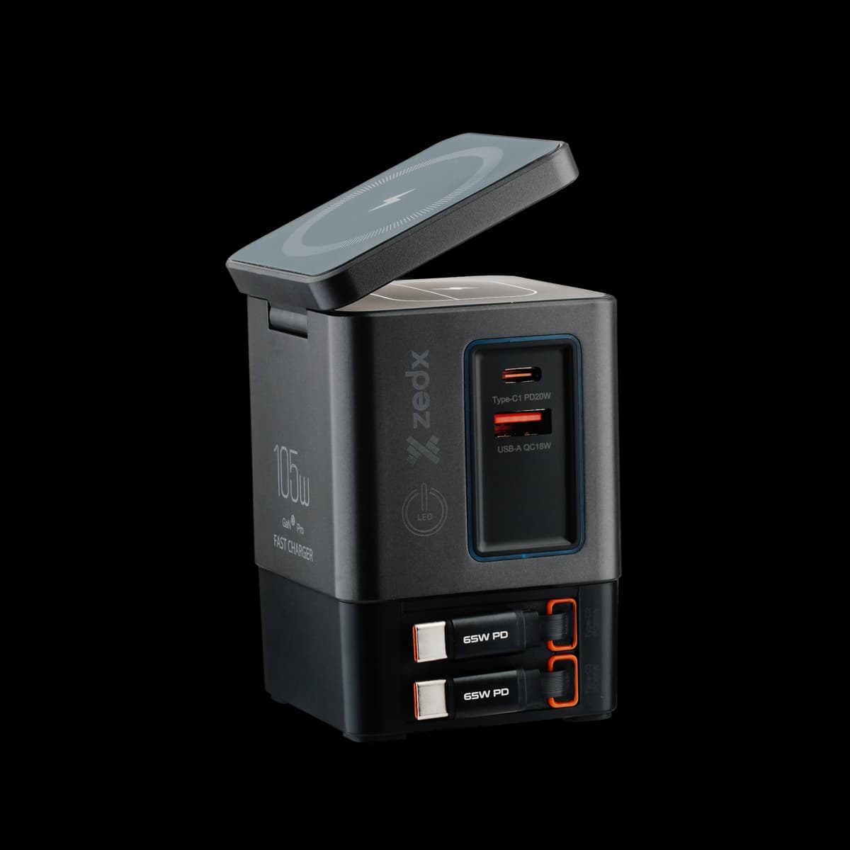 Power Dock X Fast Charger 6 in 1 Power Combo Tower thumbnail 3