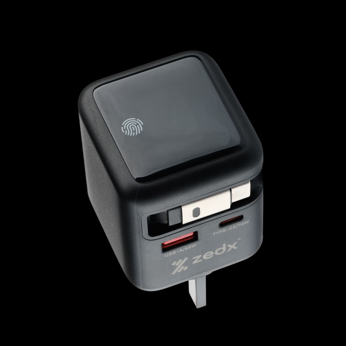 ZEDX World Travel Adapter (70 w) GaN thumbnail 2
