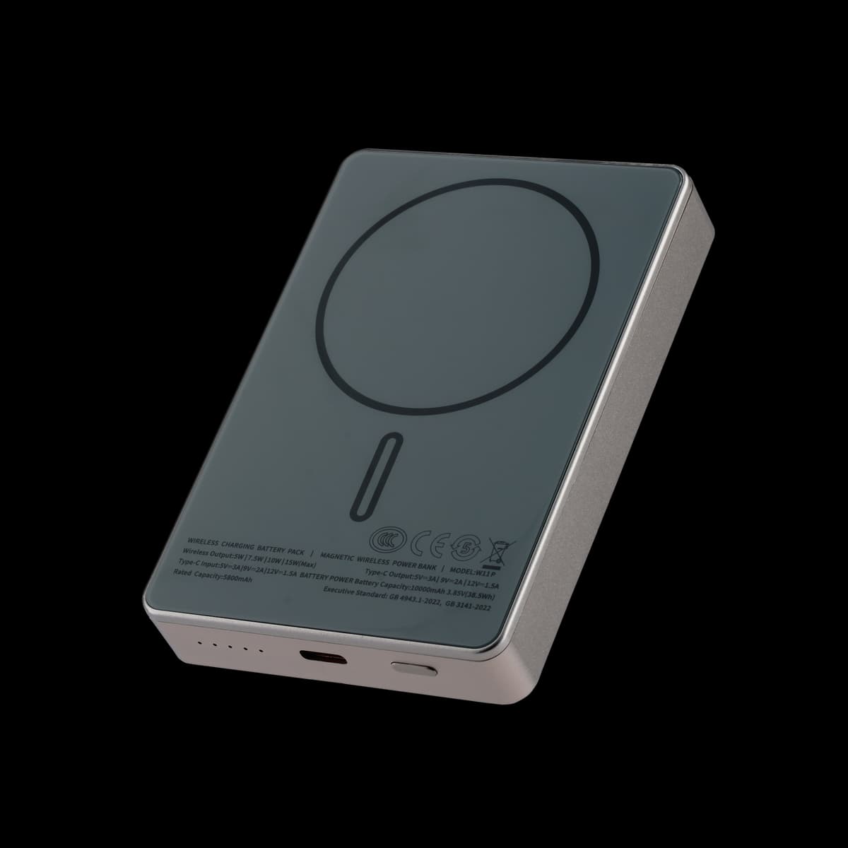 10000 mAh Ultra Slim Magnetic Wireless Power Bank thumbnail 3