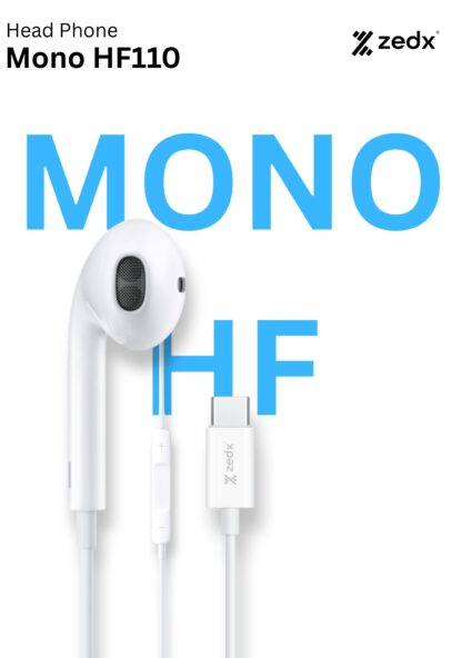 ZEDX HF110 WIRED MONO SINGLE USB-C CONNECTOR HF - Image 2