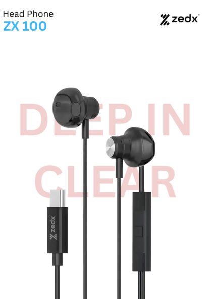 ZX100 USB-C HD WIRED EAR BUDS  WITH MICROPHONE